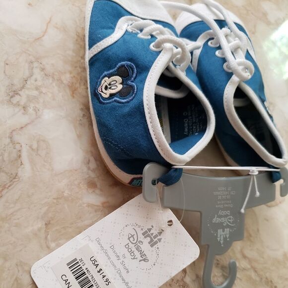NWT Disney Mickey Mouse Crib Shoes - Picture 3 of 5